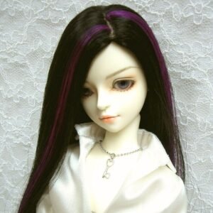 Wig / 6-7 inch / One-length Long Straight (Black-lilac #2/N5HL)