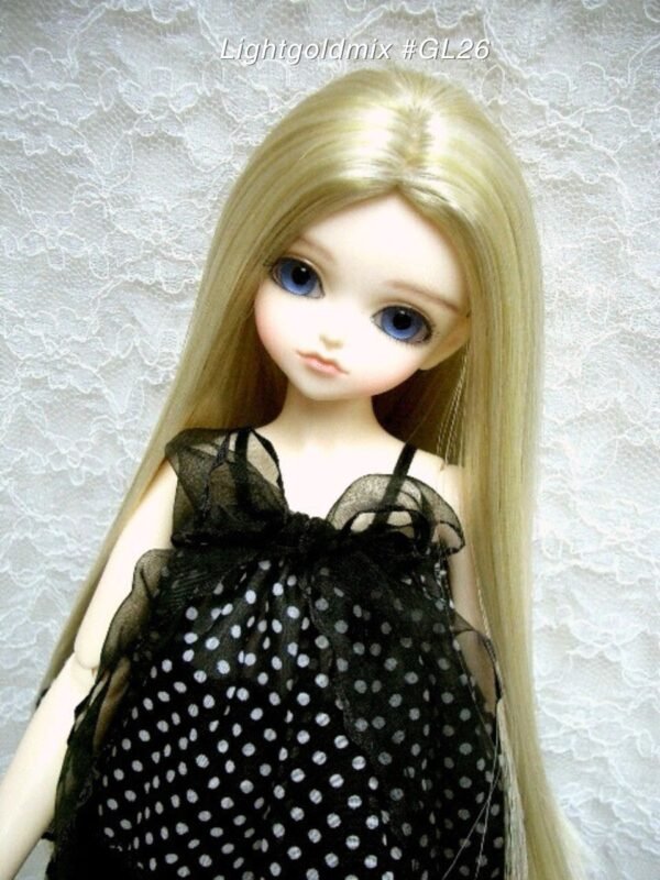 Wig / 6-7 inch / One-length Long Straight (Lightgoldmix #GL26)