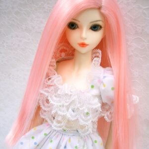 Wig / 6-7 inch / One-length Long Straight (Pink #N9)