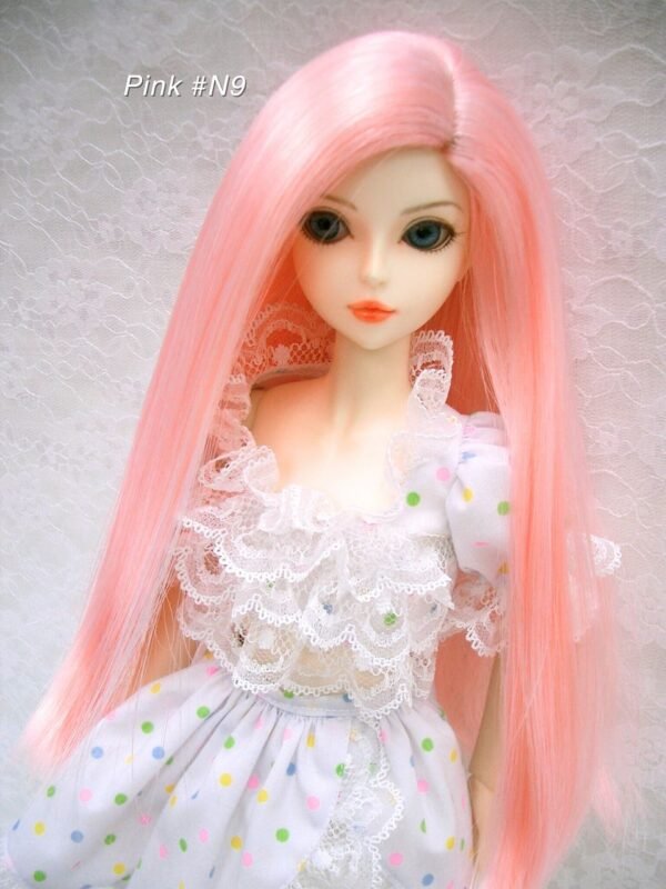 Wig / 6-7 inch / One-length Long Straight (Pink #N9)
