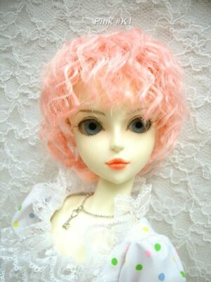 Wig / 6-7 inch / Short Wave (Pink #K1)