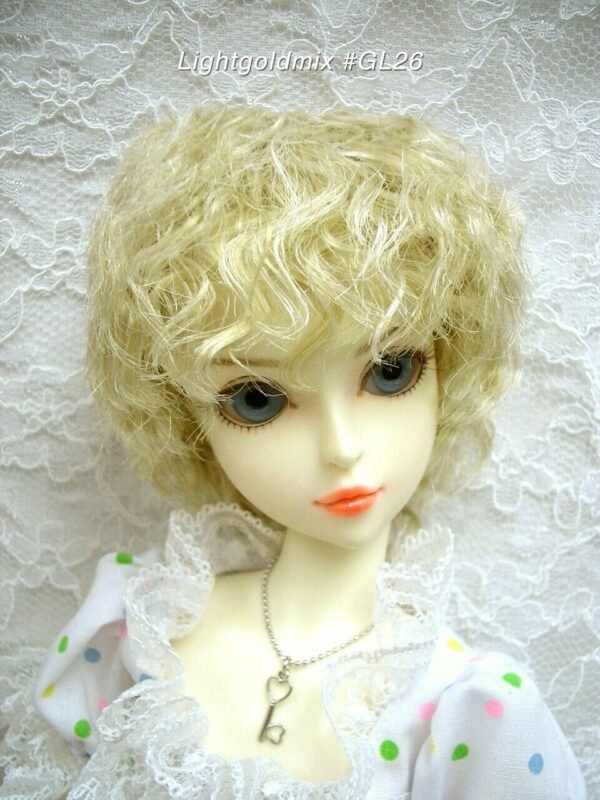 Wig / 6-7 inch / Short Wave (Lightgoldmix #GL26)