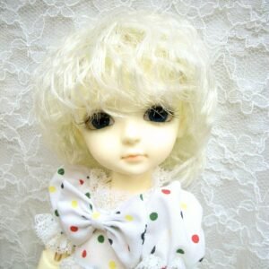 Wig / 6-7 inch / Short Wave (White #K19)