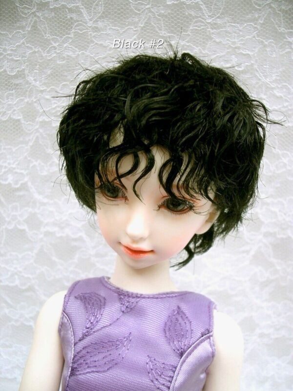Wig / 6 inch / Short Curly (Black #2)