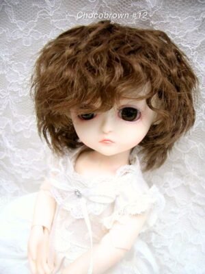 Wig / 6 inch / Short Curly (Chocobrown #12)