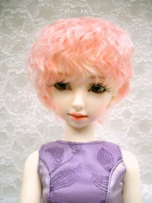 Wig / 6 inch / Short Curly (Pink #K1)