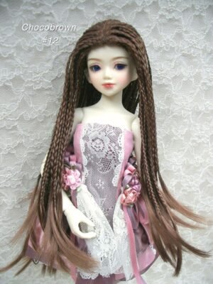 Wig / 6-7 inch / Braided Hair (Chocobrown #12)