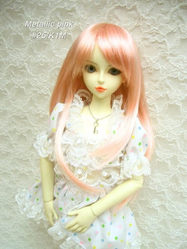 Wig / 6-7 inch / Long Gradation Layer (Metallic pink #25/K1M)