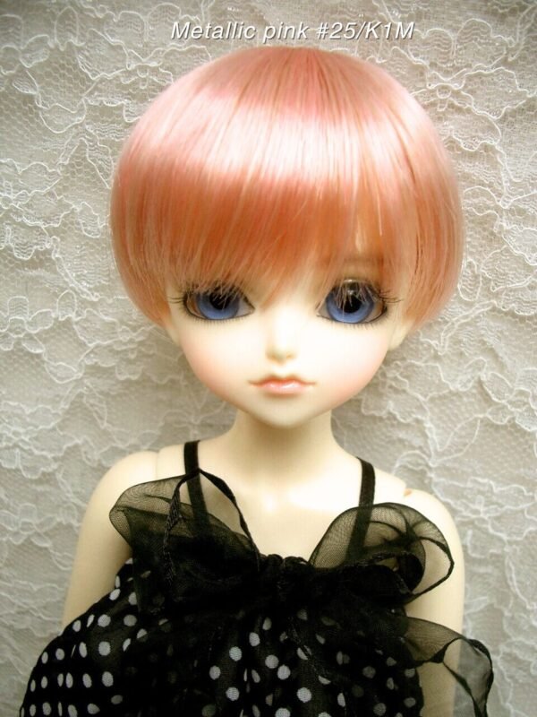 Wig / 6-7 inch / Short Bob (Metallic pink #25/K1M)