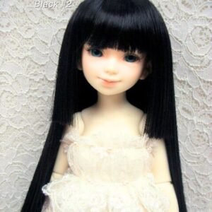Wig / 6-7 inch / Princess Cut Long (Black #2)