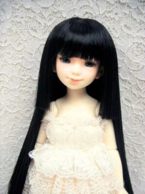 Wig / 6-7 inch / Princess Cut Long (Black #2)