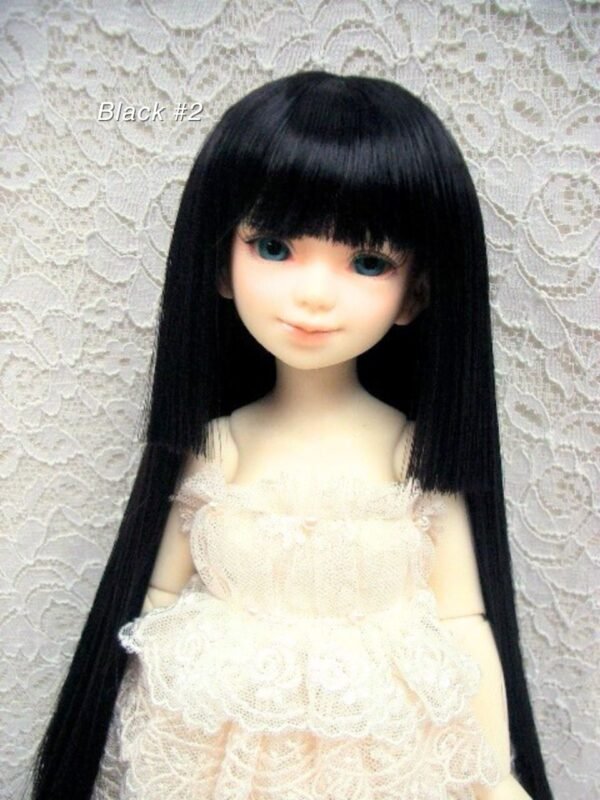 Wig / 6-7 inch / Princess Cut Long (Black #2)