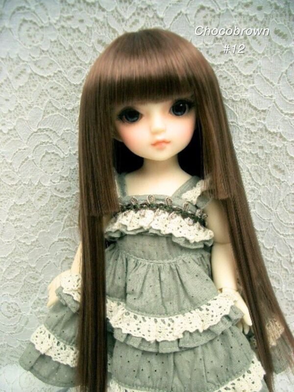 Wig / 6-7 inch / Princess Cut Long (Chocobrown #12)