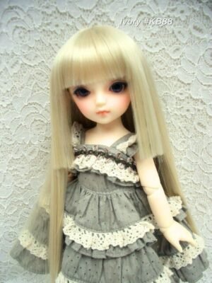 Wig / 6-7 inch / Princess Cut Long (Ivory #KB88)