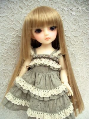 Wig / 6-7 inch / Princess Cut Long (Lightgoldbrown #25)