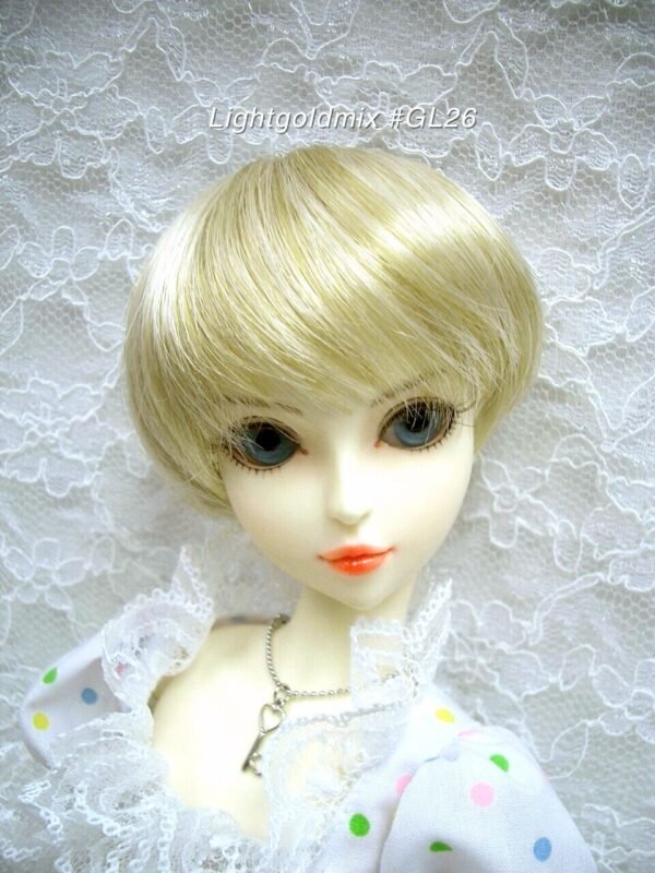 Wig / 6-7 inch / Short Bob (Lightgoldmix #GL26)