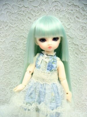 Wig / 6-7 inch / Princess Cut Long (Snow turquoise #K19/B10M)