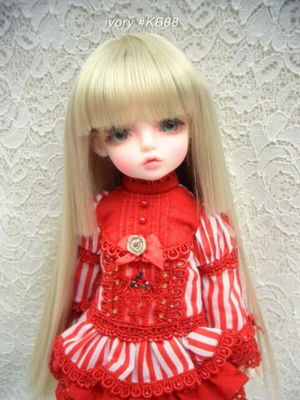 Wig / 6 inch / Princess-cut Long (Ivory #KB88)