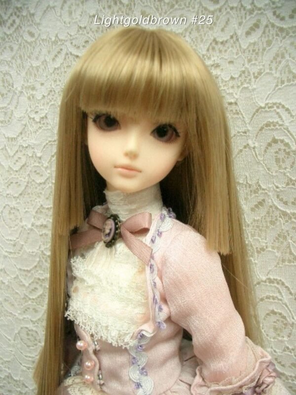 Wig / 6 inch / Princess-cut Long (Lightgoldbrown #25)