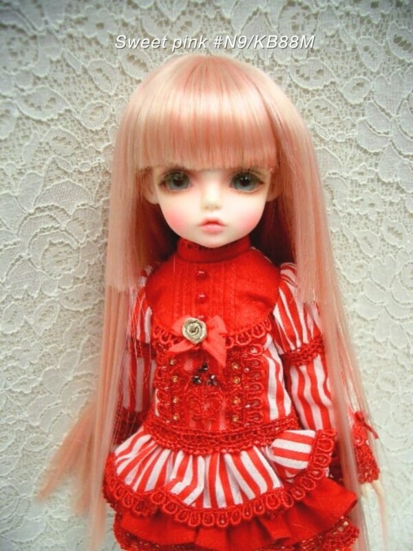 Wig / 6 inch / Princess-cut Long (Sweet pink #N9/KB88M)
