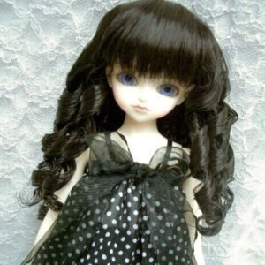 Wig / 6-7 inch / Curly Hair (Black #2)