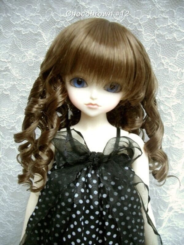 Wig / 6-7 inch / Curly Hair (Chocobrown #12)
