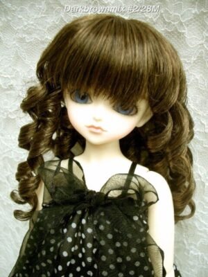 Wig / 6-7 inch / Curly Hair (Darkbrownmix #2/28M)