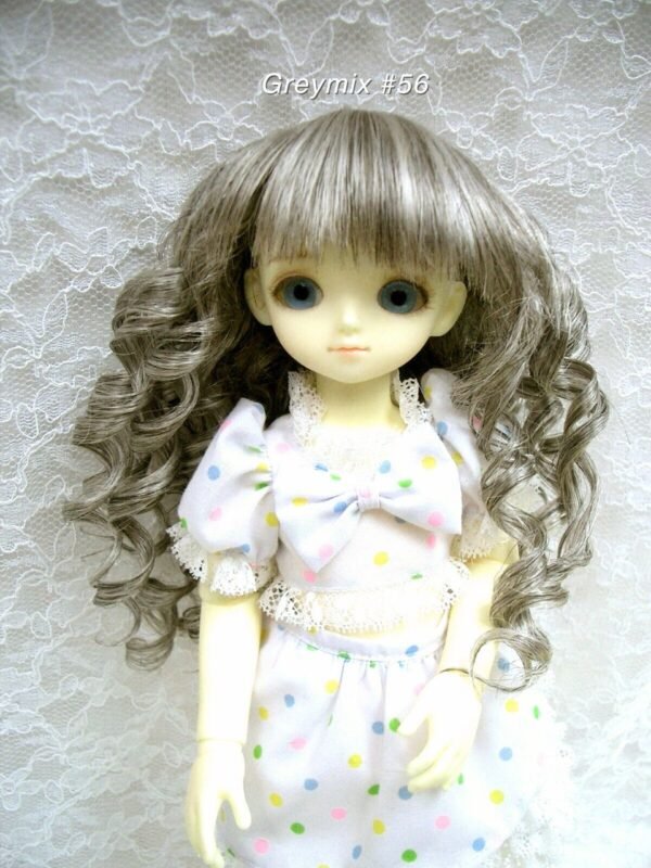 Wig / 6-7 inch / Curly Hair (Greymix #56)