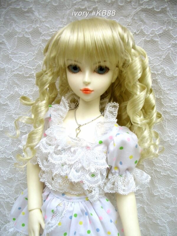 Wig / 6-7 inch / Curly Hair (Ivory #KB88)