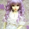 Wig / 6-7 inch / Curly Hair (Purple #K5)