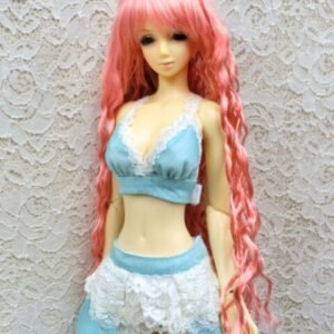 Wig / 5.5 inch / Long Wave (Metallic pink #25/K1M)
