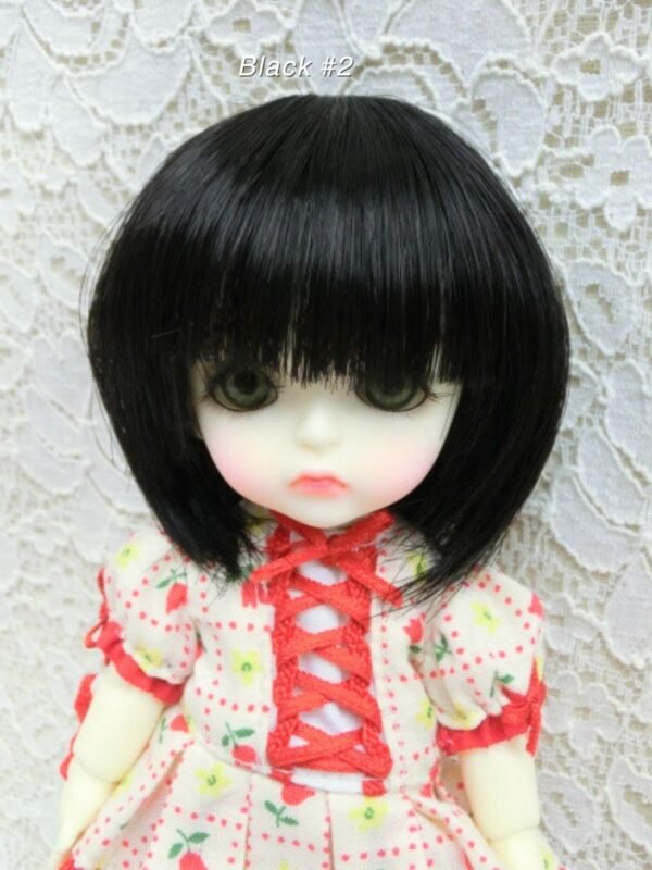 Wig / 5.5 inch / Short Bob (Black #2)