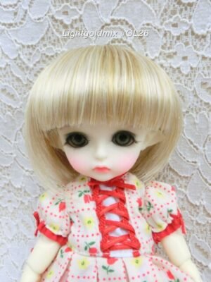 Wig / 5.5 inch / Short Bob (Lightgoldmix #GL26)
