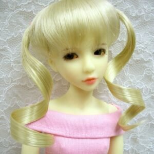 Wig / 6-7 inch / Soft Curly Twintails (Ivory #KB88)