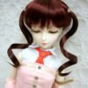 Wig / 6-7 inch / Soft Curly Twintails (Winemix #2/39M)