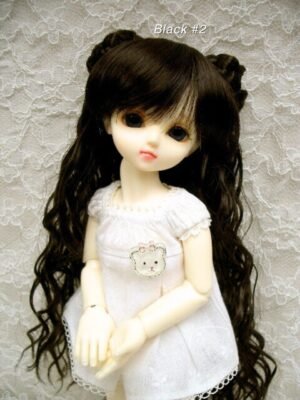 Wig / 6 inch / Chignon Wave (Black #2)