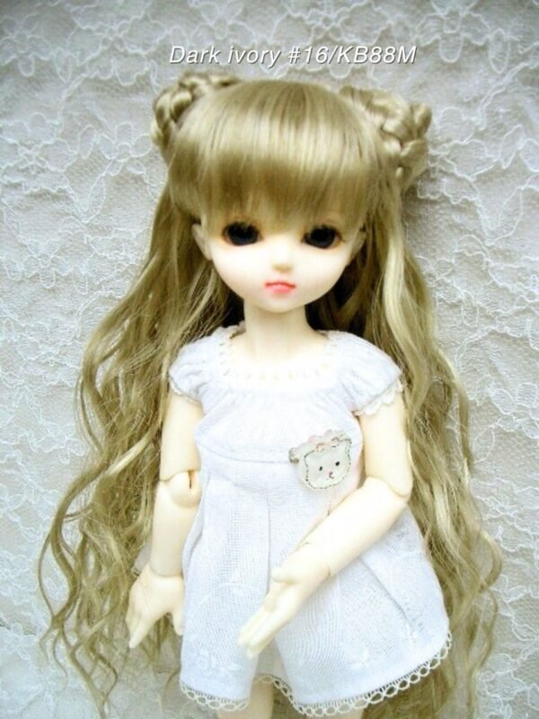 Wig / 6 inch / Chignon Wave (Dark ivory #16/KB88M)