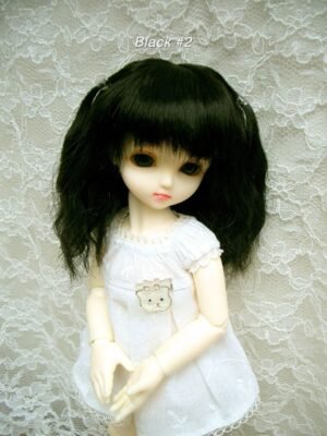 Wig / 6 inch / Fluffy Wave (Black #2)