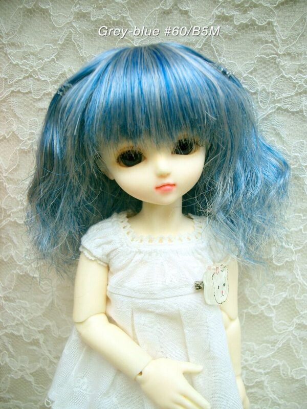Wig / 6 inch / Fluffy Wave (Grey-blue #60/B5M)