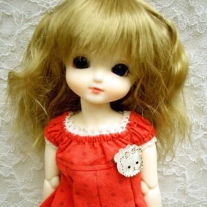Wig / 6 inch / Fluffy Wave (Lightgoldbrown #25)