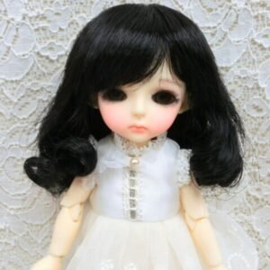 Wig / 5.5 inch / Long Bob Curly (Black #2)