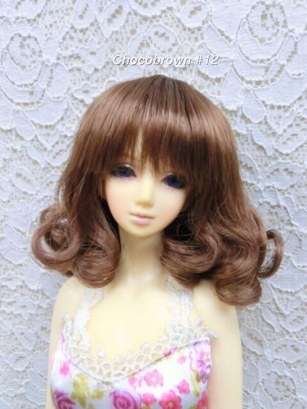 Wig / 5.5 inch / Long Bob Curly (Chocobrown #12)