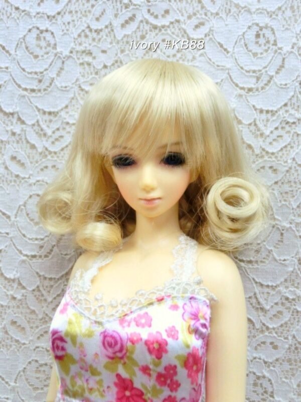 Wig / 5.5 inch / Long Bob Curly (Ivory #KB88)