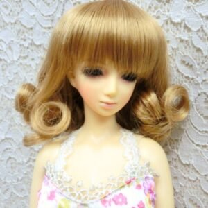 Wig / 5.5 inch / Long Bob Curly (Lightgoldbrown #25)