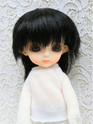 Wig / 5.5 inch / Shaggy Short (Black #2)