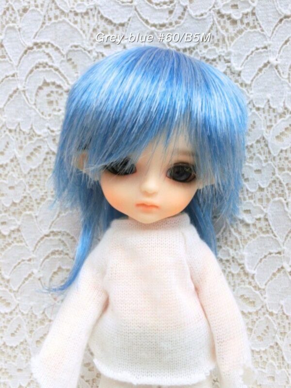 Wig / 5.5 inch / Shaggy Short (Grey-blue #60/B5M)