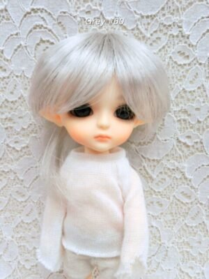 Wig / 5.5 inch / Shaggy Short (Grey #60)