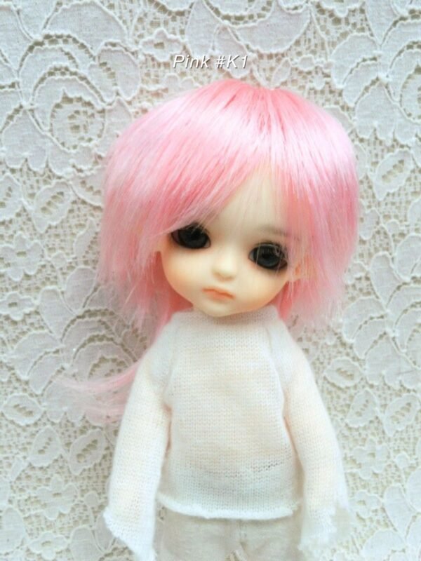 Wig / 5.5 inch / Shaggy Short (Pink #K1)