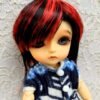 Wig / 5.5 inch / Layer Short (Black-red #2/K7HL)
