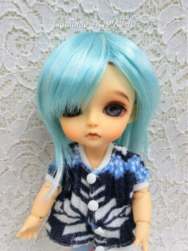 Wig / 5.5 inch / Layer Short (Lightblue #K19/K3HL)